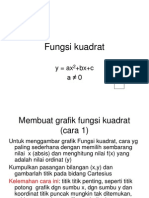 Fungsi Kuadrat