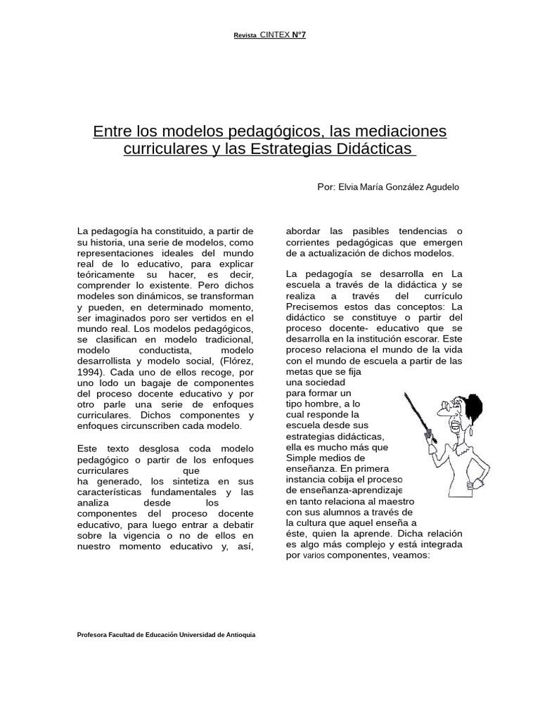 Modelos Pedagógicos y Estrategias Didácticas | PDF | Plan de estudios ...