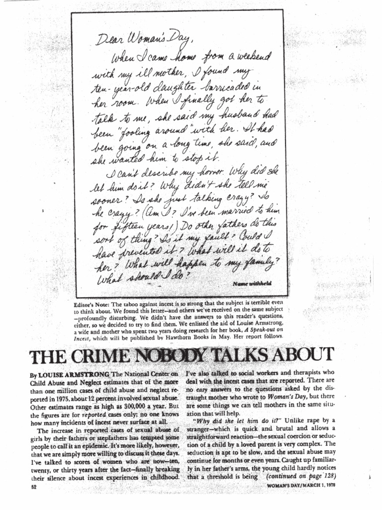 The Crime Nobody Talks About PDF