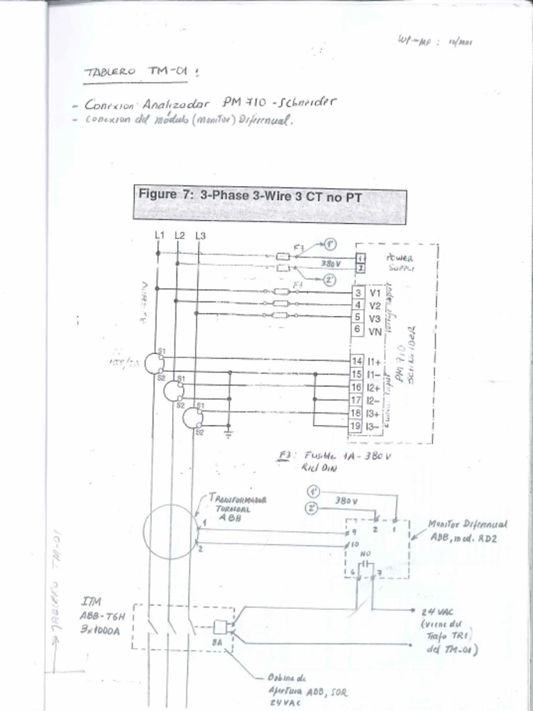 Conexionado Electrico Del Pm710 | PDF