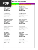 JCPS 2025-26 School Start Times | PDF