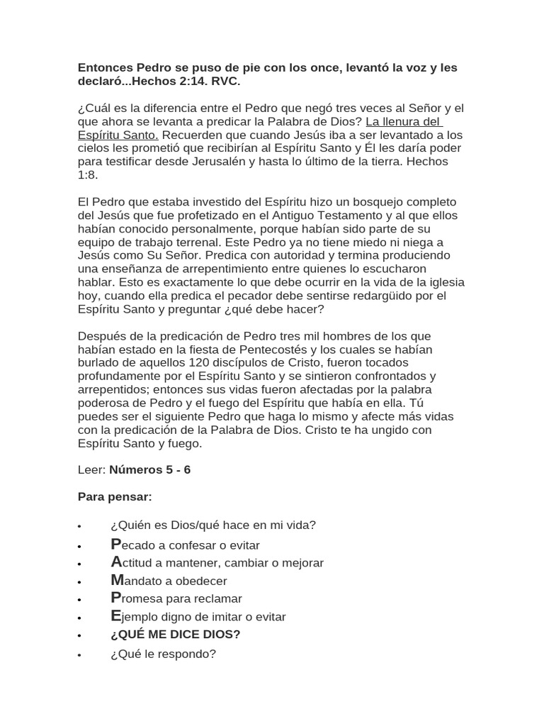 Predicacion de Pedro | PDF