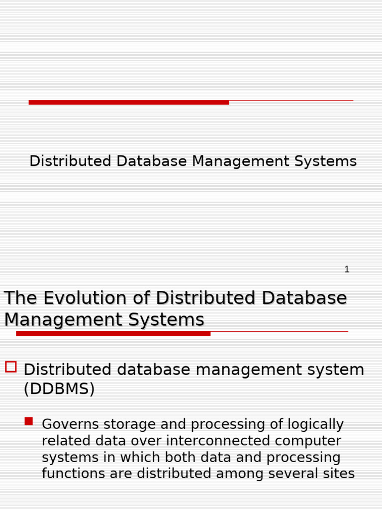 10-Distributed Databases Lecturer 3 Best | PDF | Databases | Computer ...