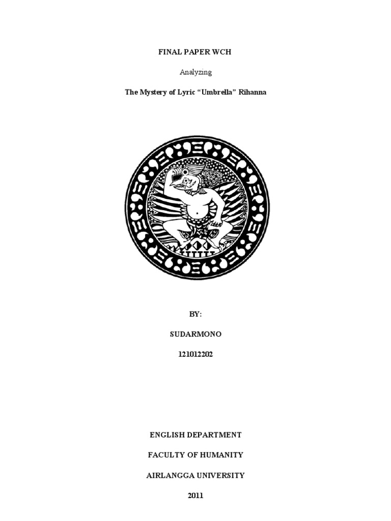 Behind The Meaning of Lyric Umbrella by Rihanna PDF