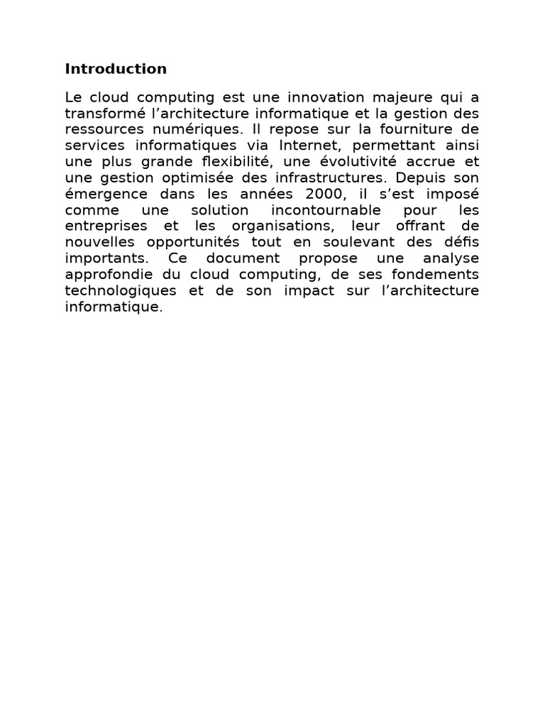Cloud_Computing_version_révisée[1] | PDF | Cloud computing | Amazon Web ...