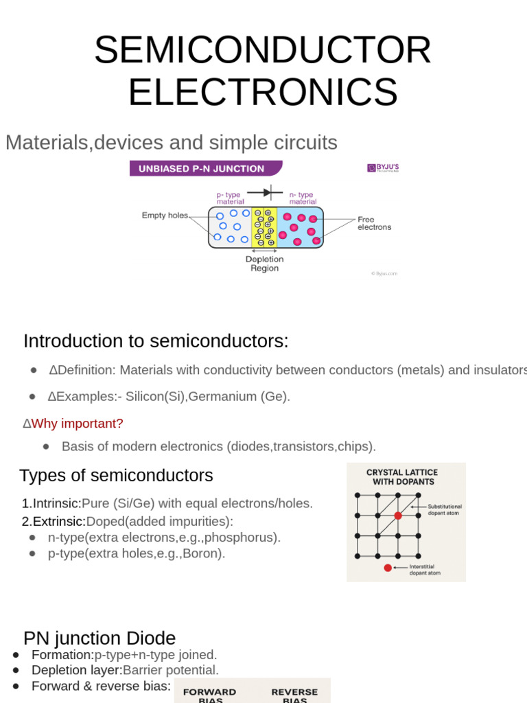 Semiconductors | PDF