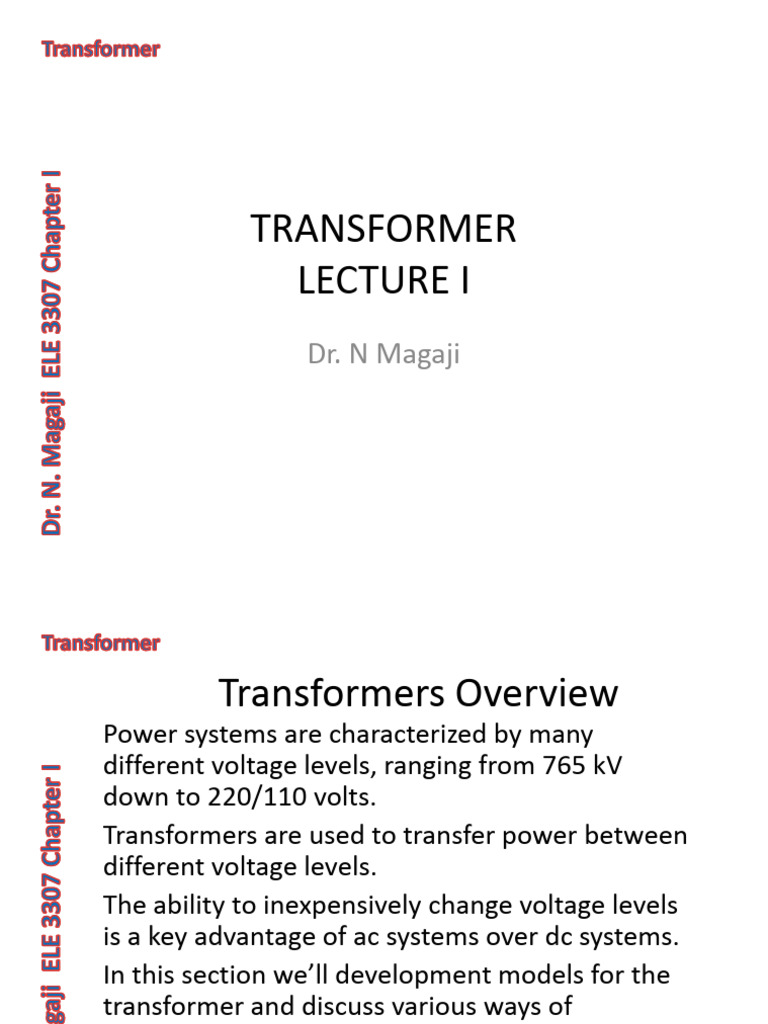 Transformer Basics and Calculations | PDF | Transformer | Inductor