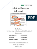 Ileus Obstruktif Dengan Kolostomi