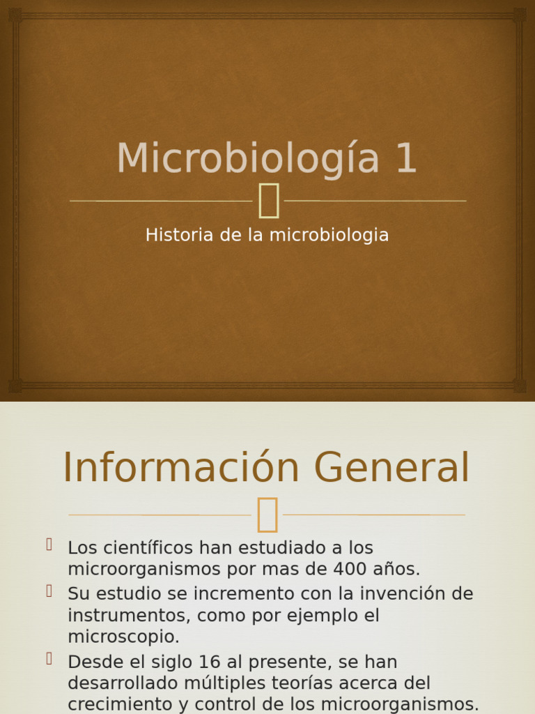 Historia de La Microbiologia | PDF | Microorganismo | Vacunas