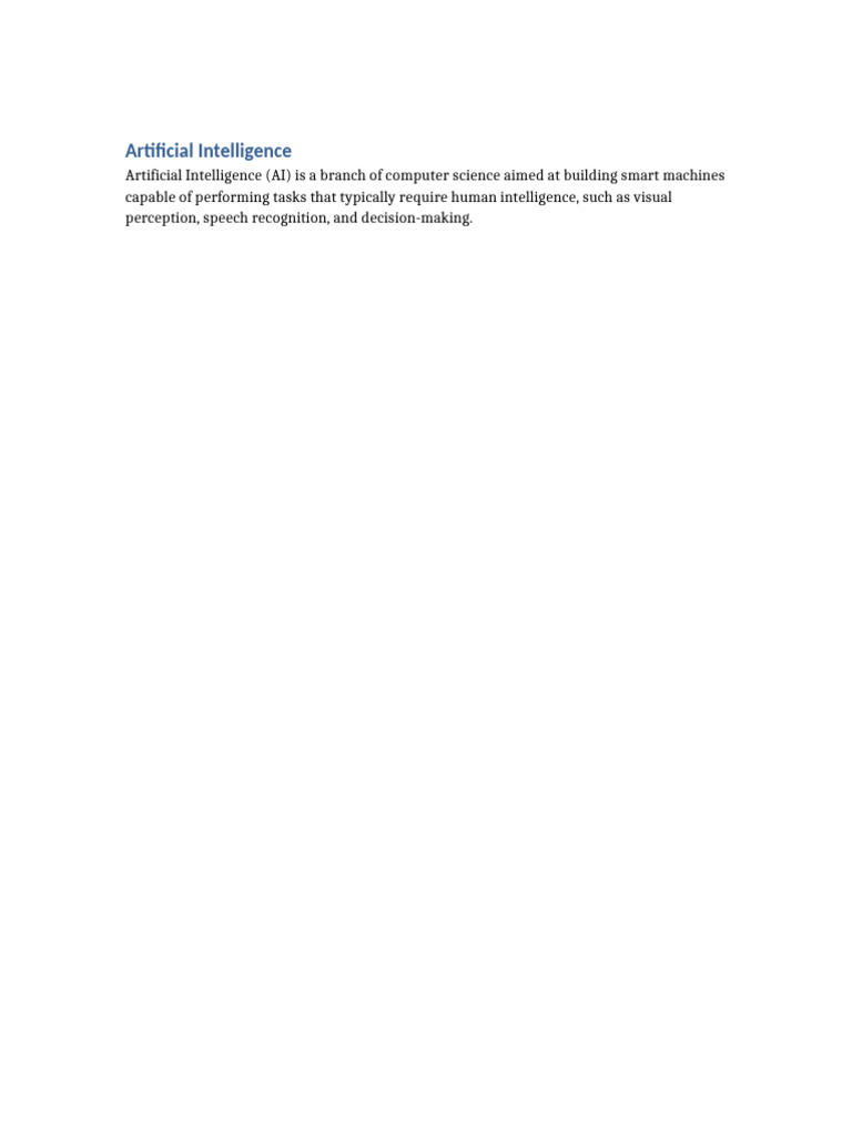 Understanding Artificial Intelligence Basics | PDF