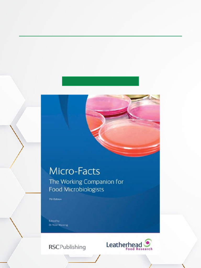 Micro Facts for Food Microbiologists | PDF | Foodborne Illness | Water