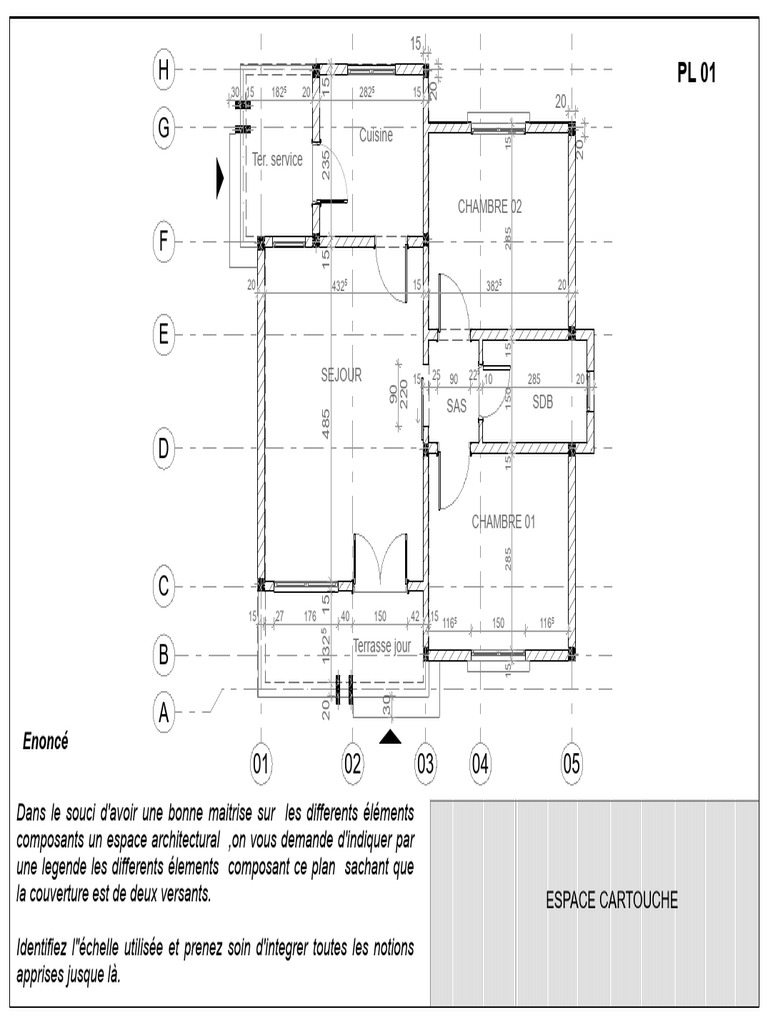 Plan architectural avec légende détaillée | PDF