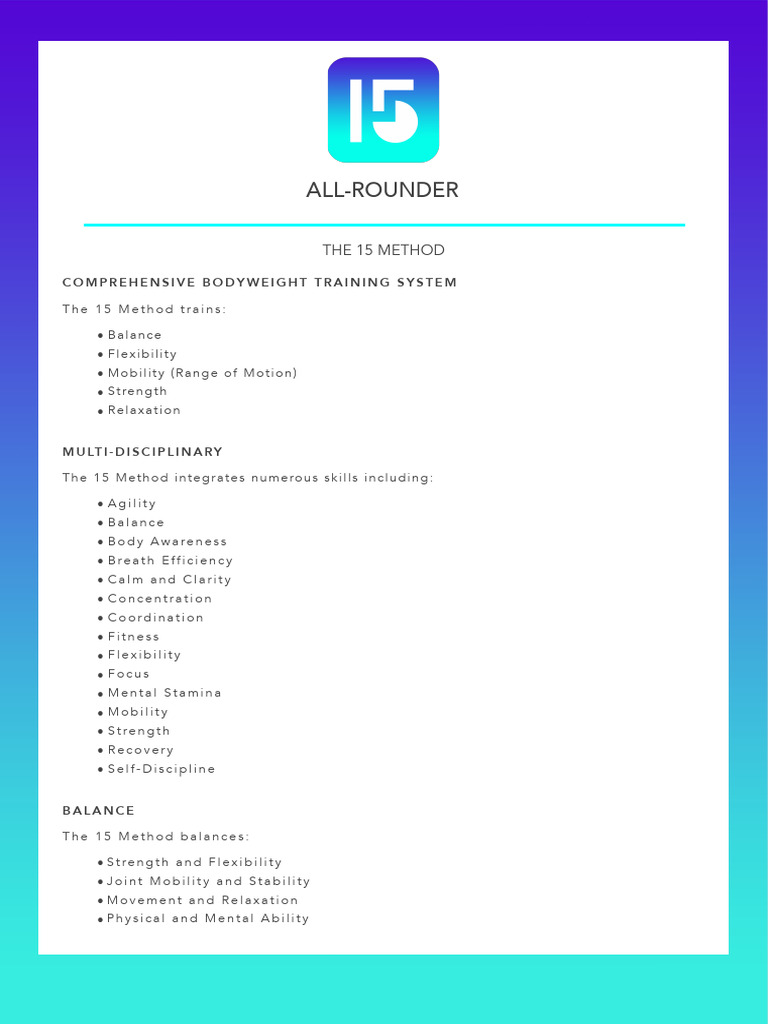 3 The 15 Method | PDF