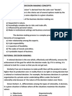 Decision Making Concepts Today