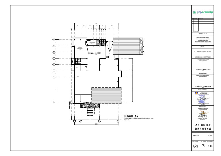 Denah Renovasi Gedung BPJS Palu | PDF