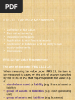 IFRS 13: Fair Value Measurement Guide | PDF | Fair Value | Valuation ...