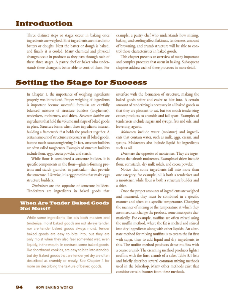 Understanding Baking Processes and Techniques | PDF | Cakes | Baking