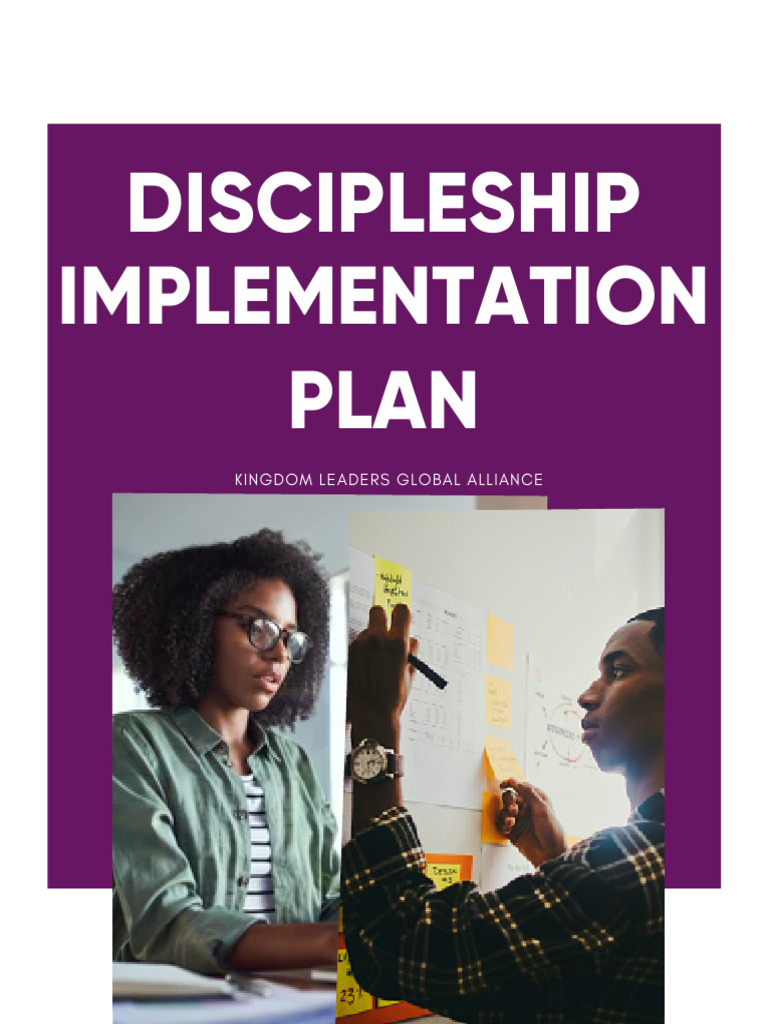 Discipleship Implementation Plan Guide | PDF | Disciple (Christianity ...