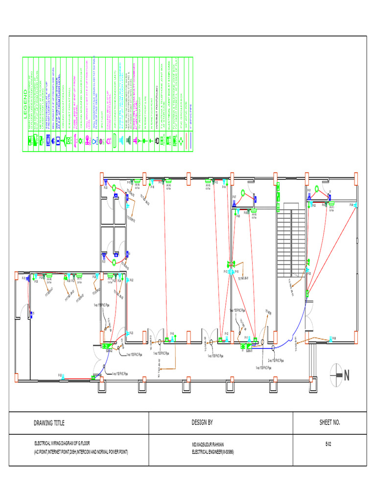 Sheet No. Drawing Title Design by | PDF | Electricity | Building ...