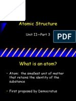 Atomic Structure: Unit II-Part 3