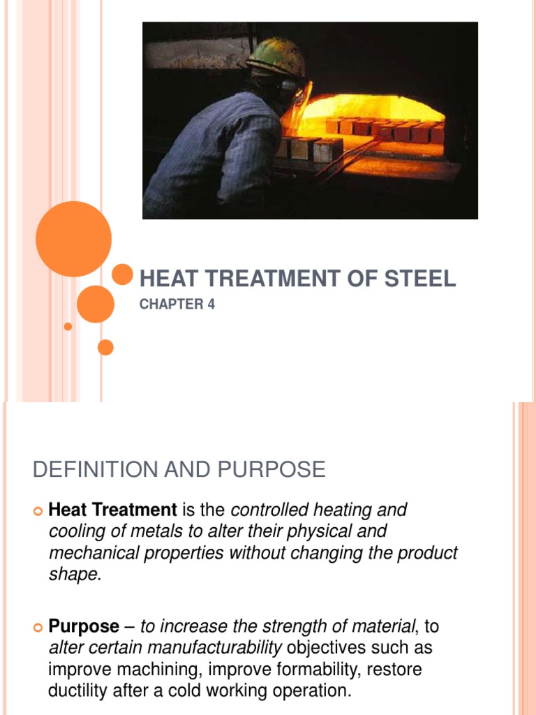 Chapter 4 Heat Treatment of Steel | PDF | Annealing (Metallurgy) | Heat ...