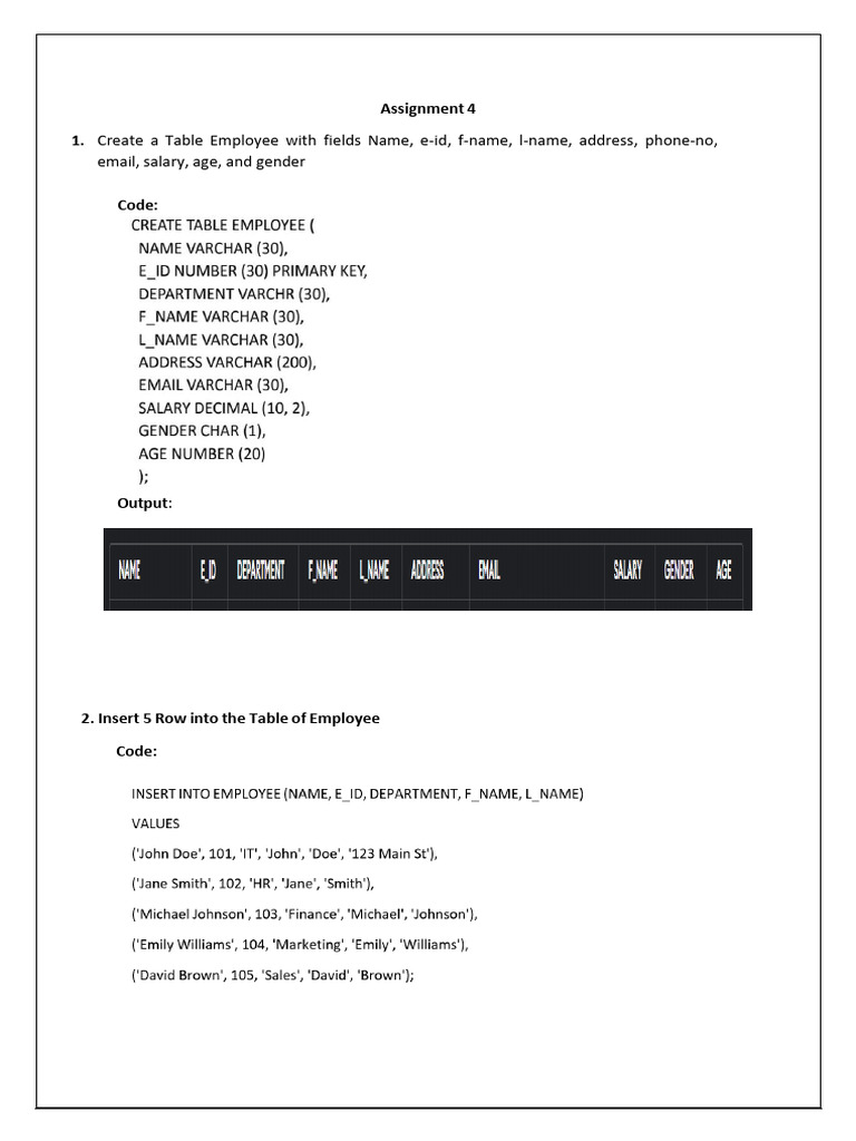 Employee Data Management Instructions | PDF