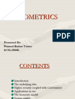 Biometrics: Presented By: Pramod Kumar Tamta Id No:28446