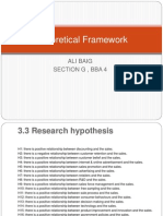 Theoretical Framework: Ali Baig Section G, Bba 4