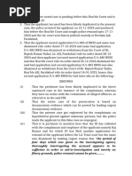 Regular Bail Application Format under BNSS | PDF | Affidavit | Bail