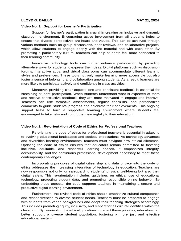 Enhancing Classroom Engagement Strategies | PDF | Educational ...