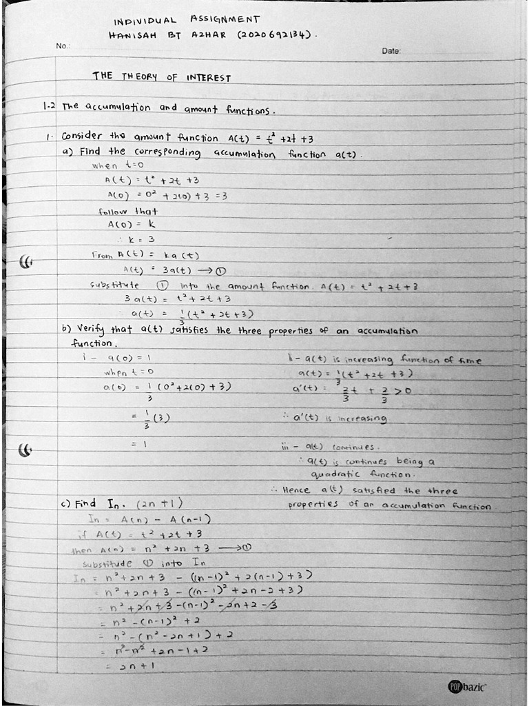 Individual Assignment FM | PDF