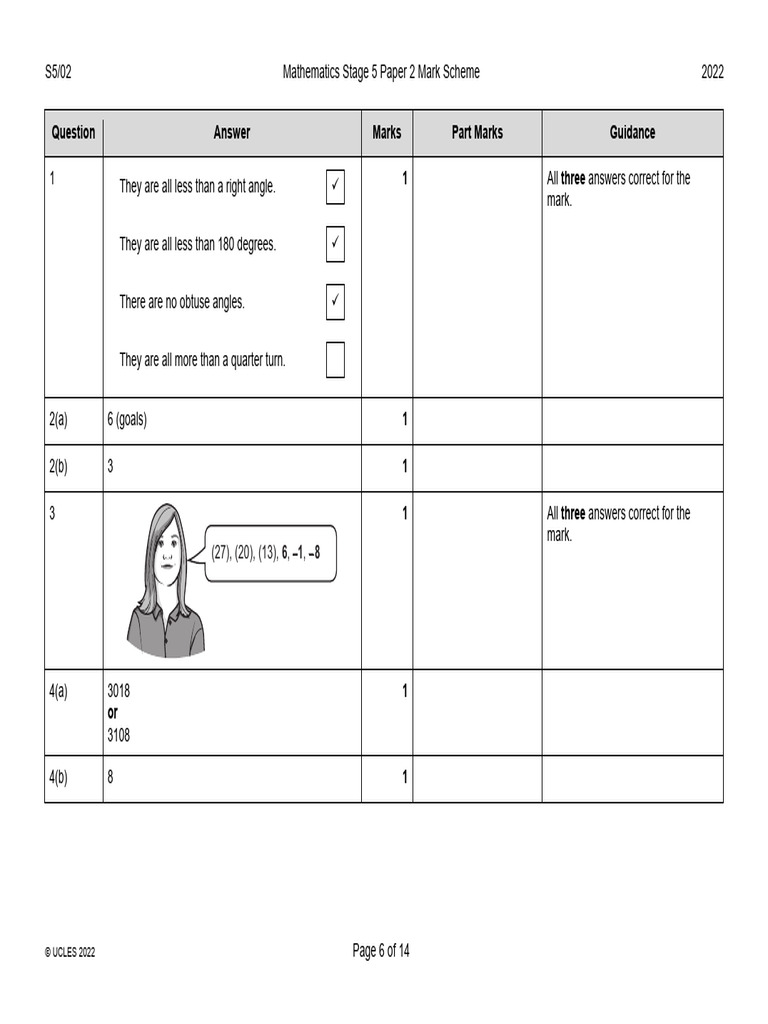 Answer Cambridge Y5 Set 2 | PDF | Elementary Geometry | Euclidean Geometry