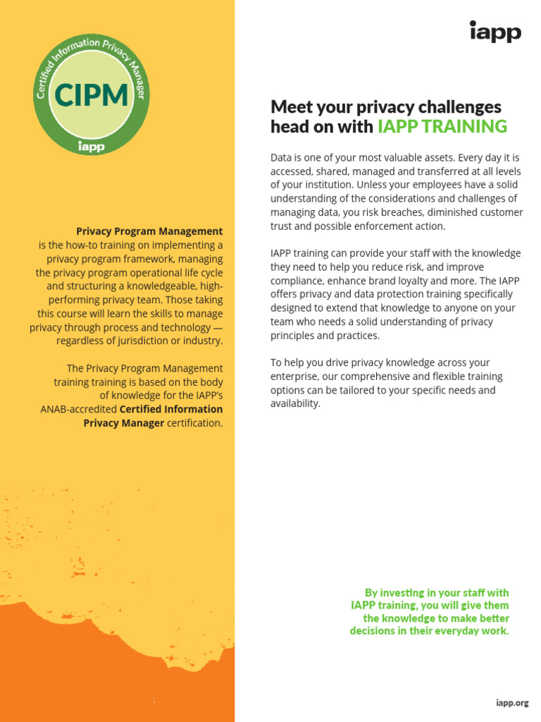 CIPM Modules | PDF | Privacy | Life Cycle Assessment