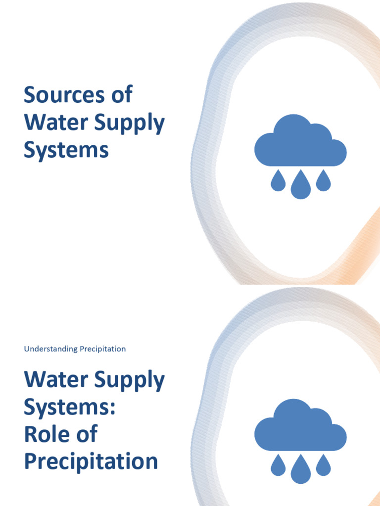 Sources For Water Supply | PDF | Aquifer | Precipitation