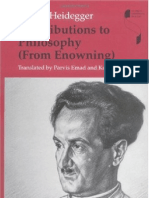 Contributions to Philosophy From Enowning Studies in Continental Thought