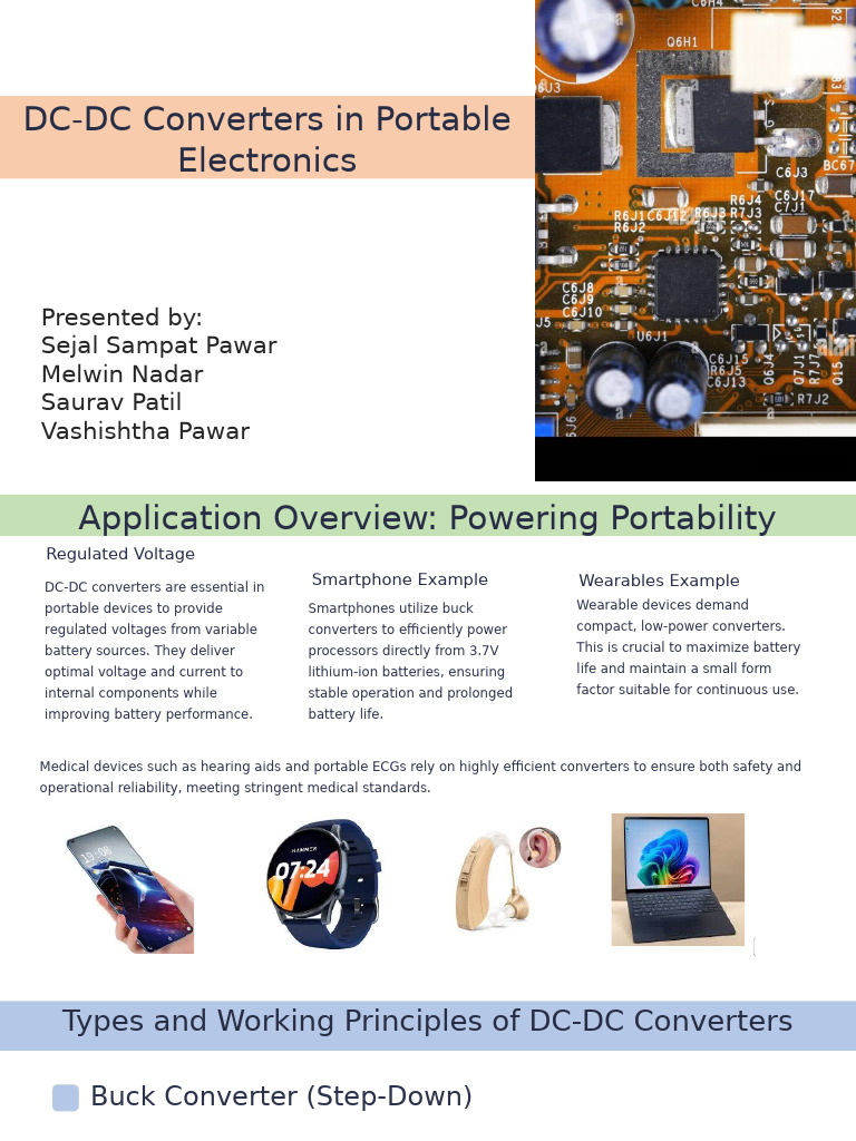 DC DC Converters in Portable Electronics | PDF | Smartphone ...
