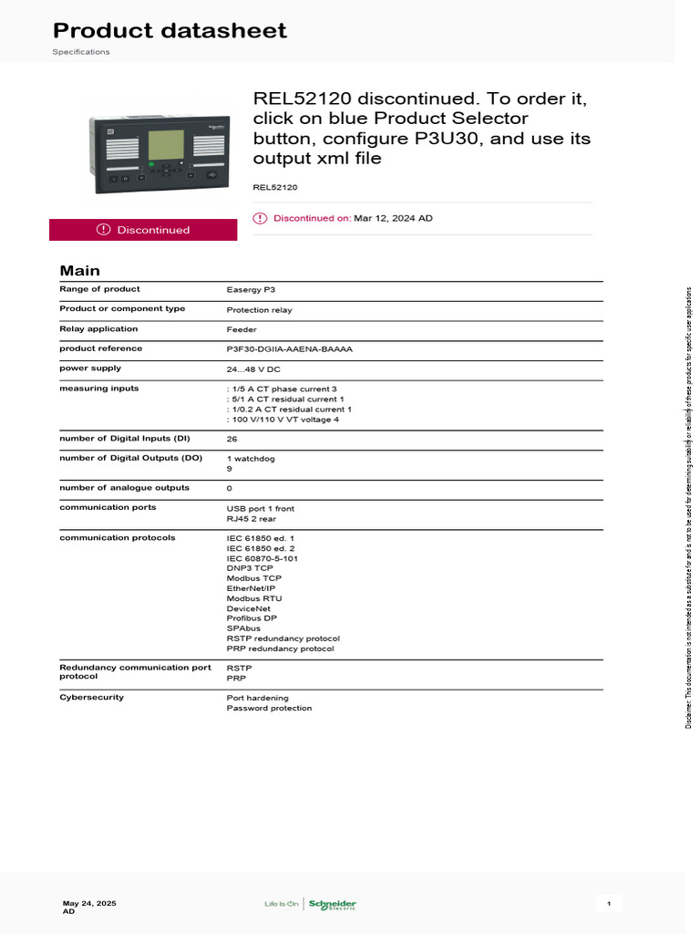 P3 Product Selector Notification | PDF | Ac Power | Electromagnetic ...