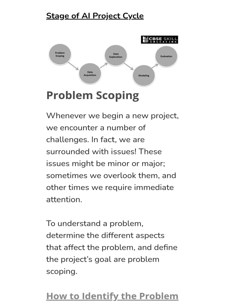 Project Cycle | PDF