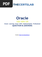 Oracle Learning Cloud Setup Guide | PDF | Learning | Cyberspace