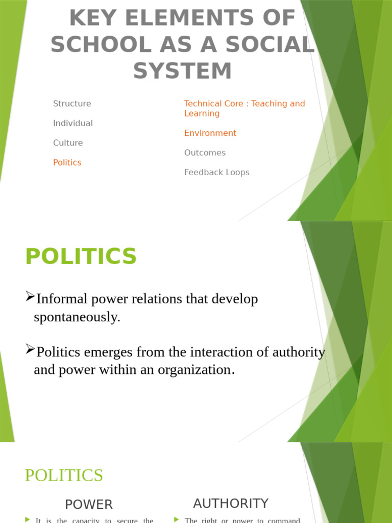Key Elements of School Systems | PDF | Learning | Teachers
