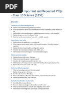 Class 10 Science Chapter Index | PDF
