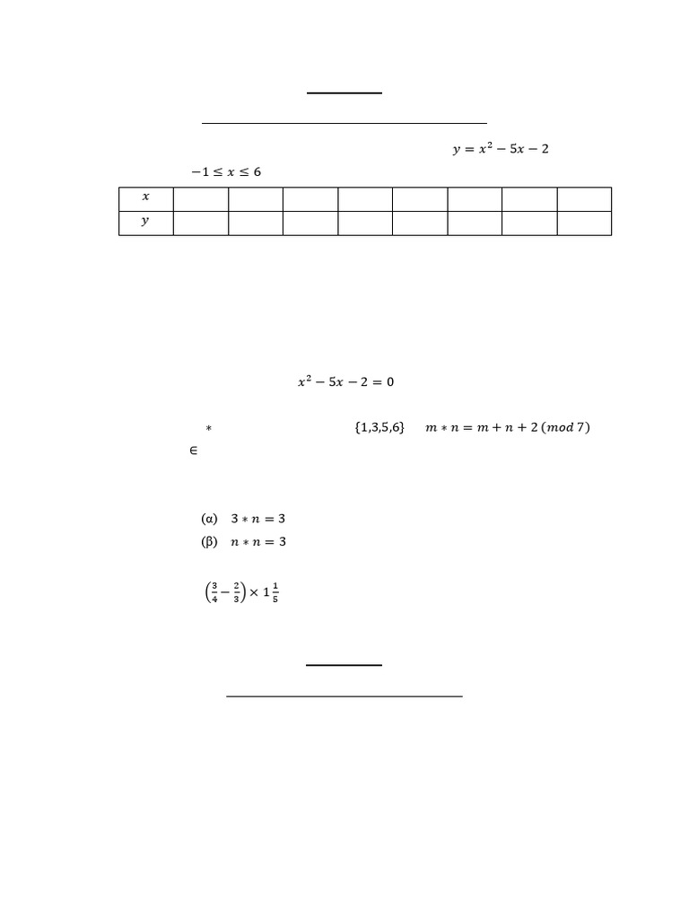 Form Two Core Mathematics Questions | PDF | Equations | Elementary ...
