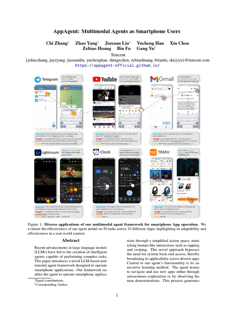 Multimodal Agents for Smartphone Tasks | PDF | Exposure (Photography ...