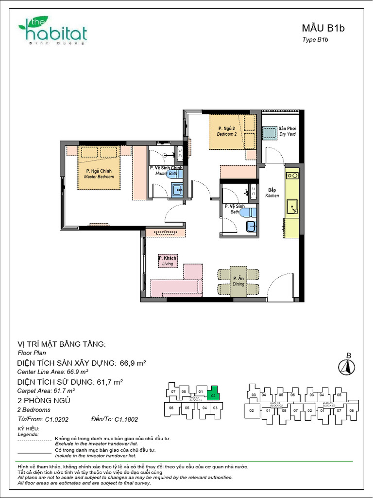 HBTP3 - MARKETING LAYOUT - LAYOUT UNIT - BLOCK C1-02-B1b | PDF