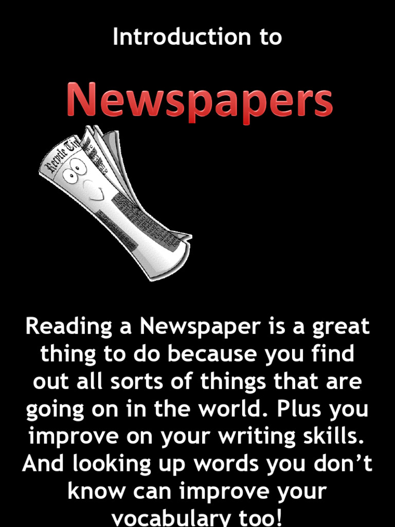 Understanding Newspaper Structure and Benefits | PDF