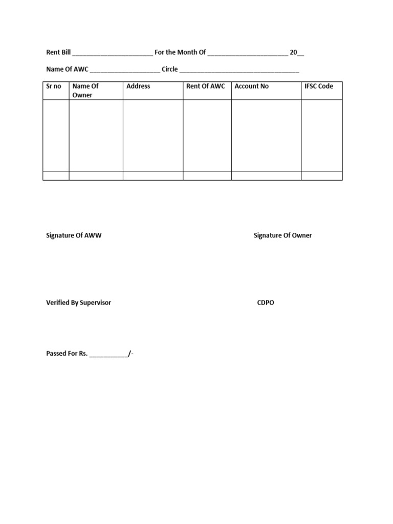 Rent | PDF