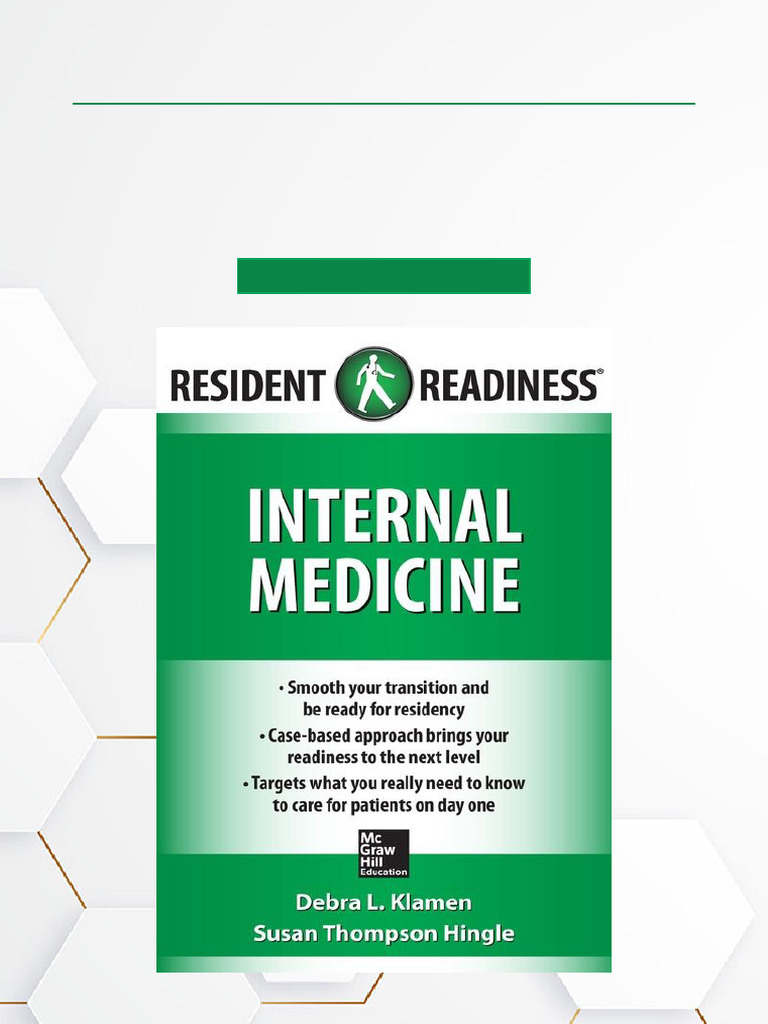 Resident Readiness in Internal Medicine | PDF | Medicine | Diseases And ...