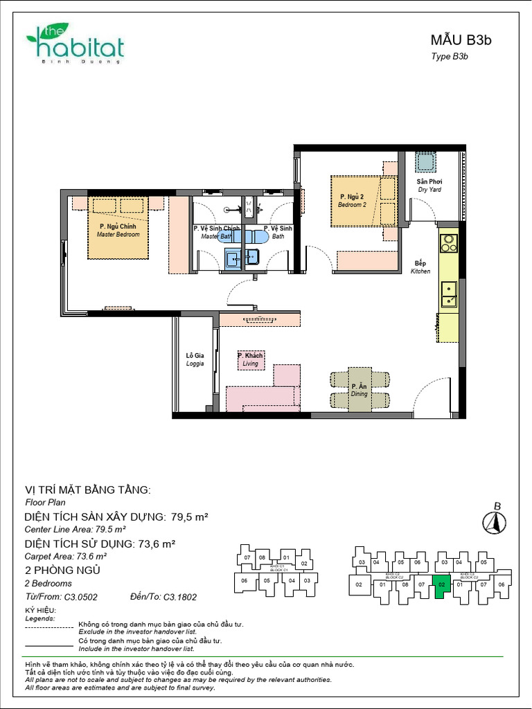 HBTP3 - MARKETING LAYOUT - LAYOUT UNIT - BLOCK C3-02-B3d | PDF