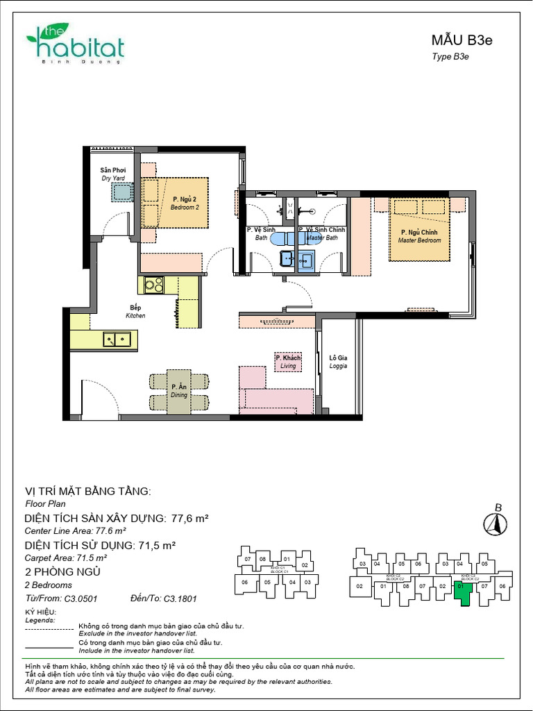 HBTP3 - MARKETING LAYOUT - LAYOUT UNIT - BLOCK C3-01-B3e | PDF