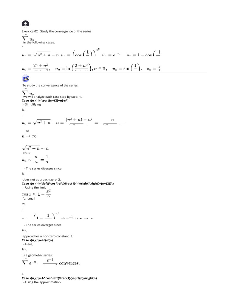 Convergence Study Pdf